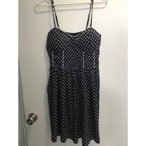 Retro polka dot dress